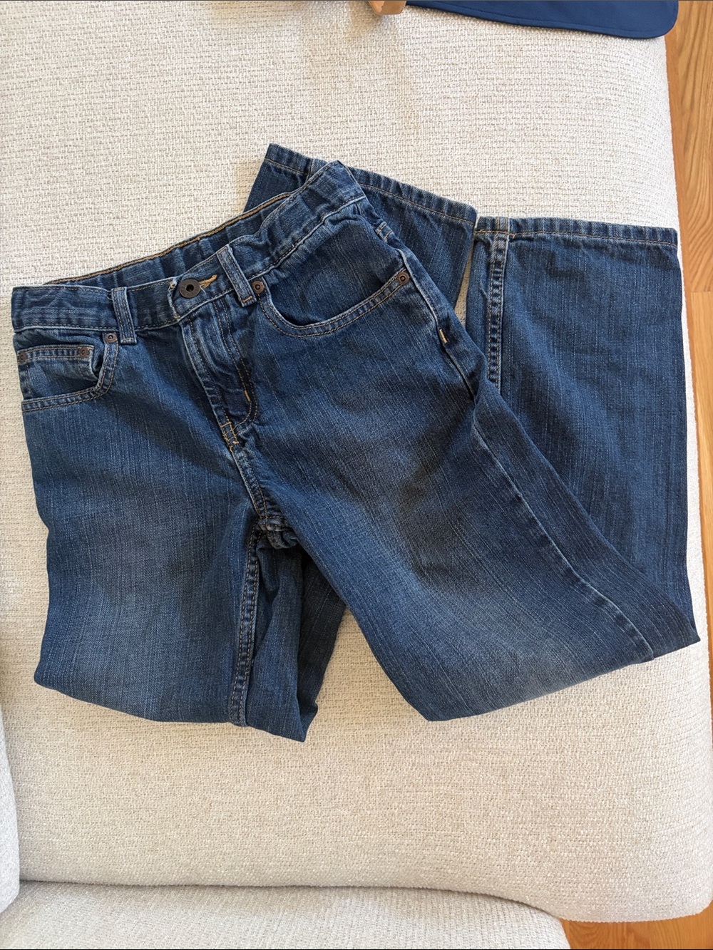L.L. Bean Kids Dark Blue Denim Jeans size 10